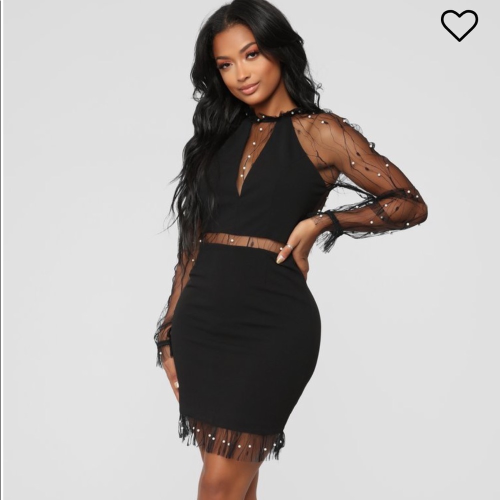 fashion nova “ Don’t give up” mini dress